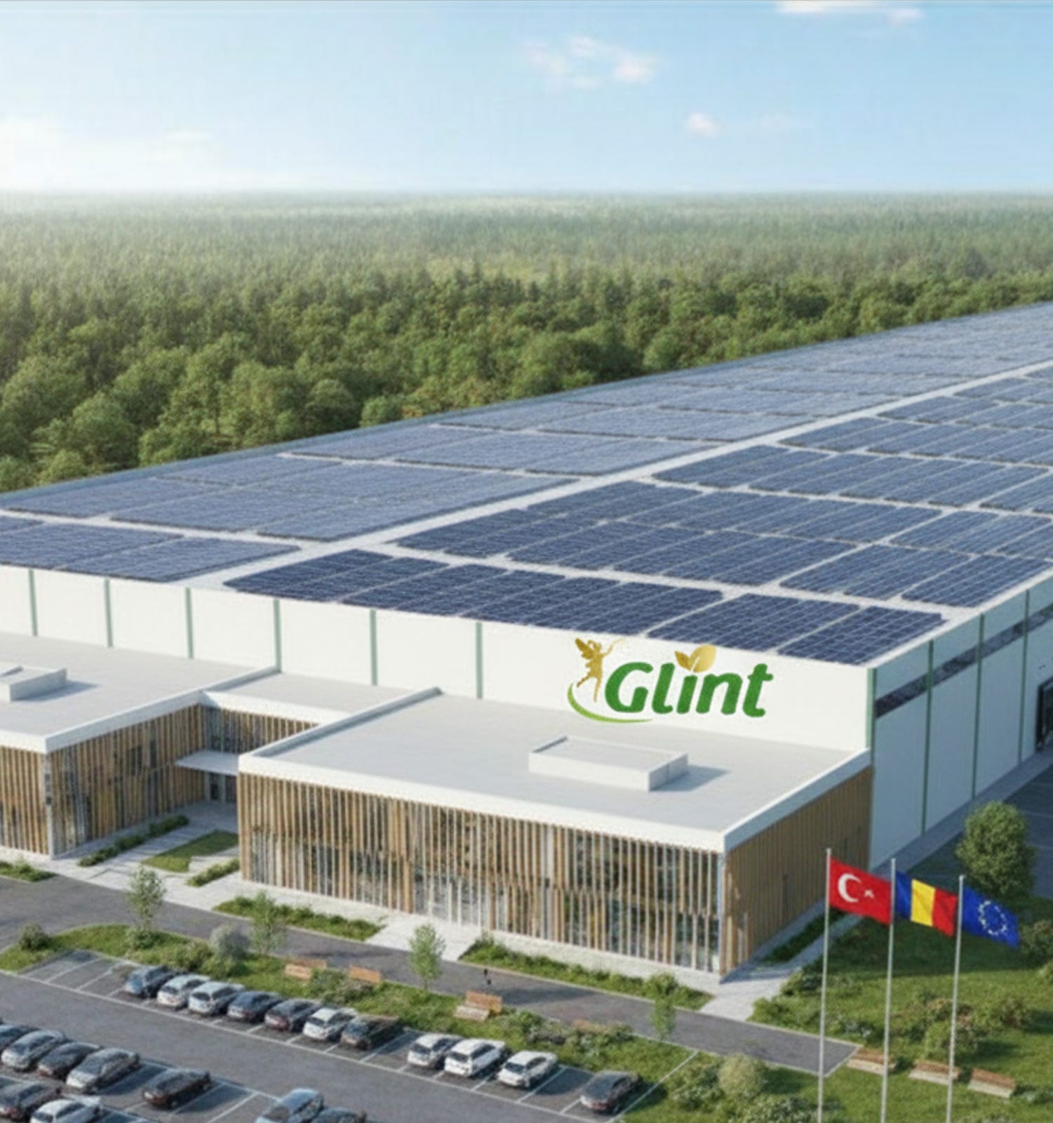 30 km from Bucharest, on 80,000 m².